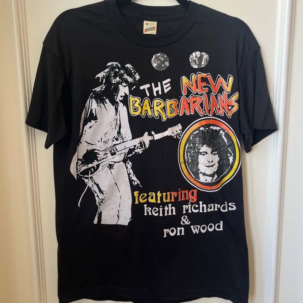 1979 The New Barbarians Tour Merch Keith Richards Screen Stars Vintage 1970s M